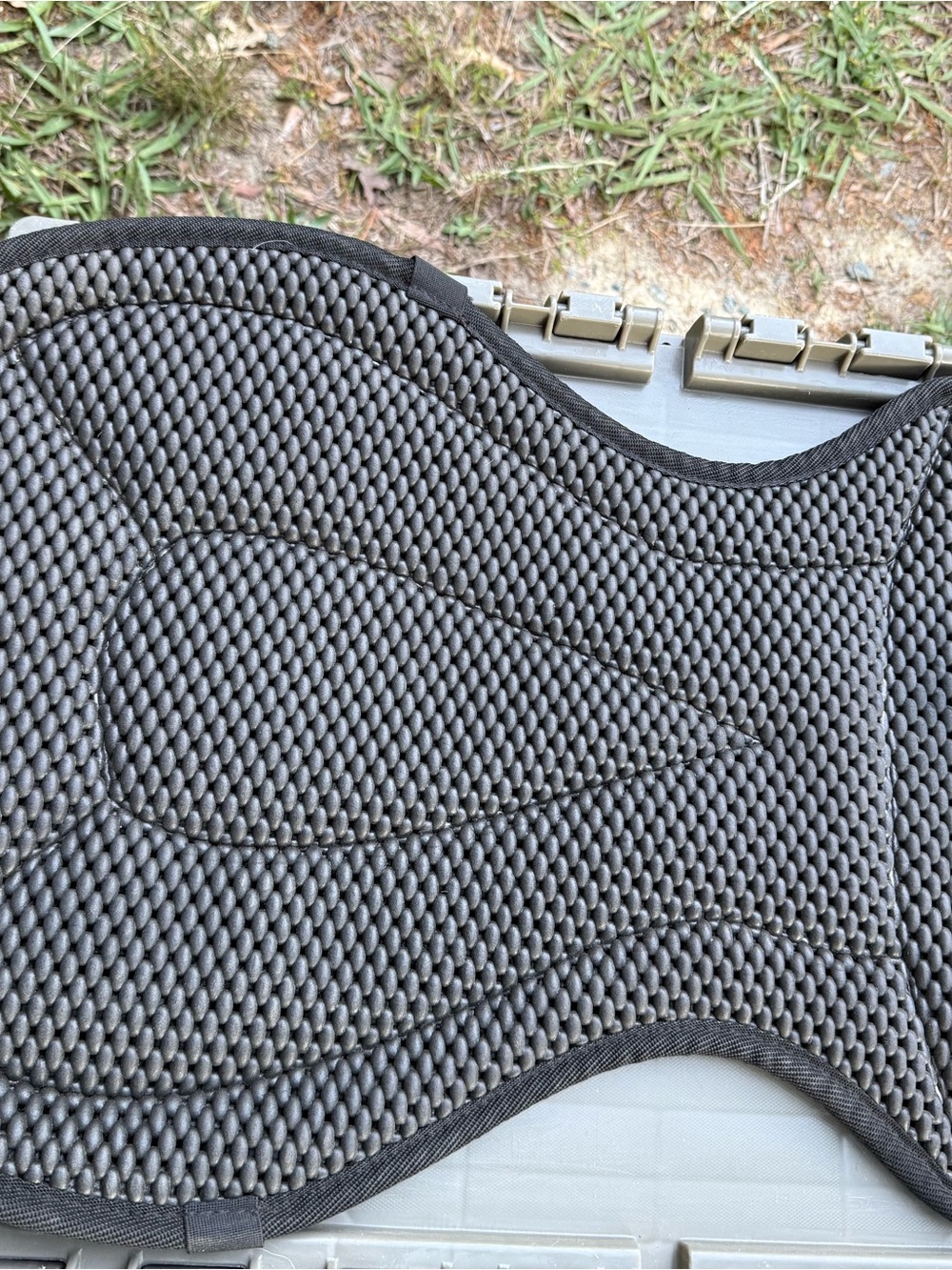 Black Neoprene Western saddle  Textured Saddle Pad horse size